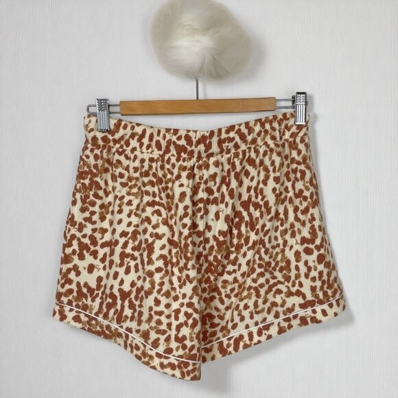 n:Philanthropy GG Soledad Sweatshirt & Shorts Set Camel Animal Smudge - Picture 4 of 11